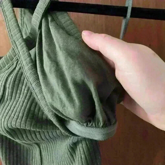 Ribbed Halter Bodycon Midi Dress - Picture 4 of 4